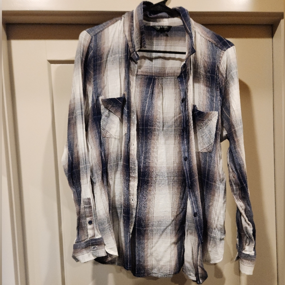 Lucky Flannel Button Down